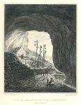 Derbyshire, View from inside Peak Cavern, near Castleton, 1820 / 1886