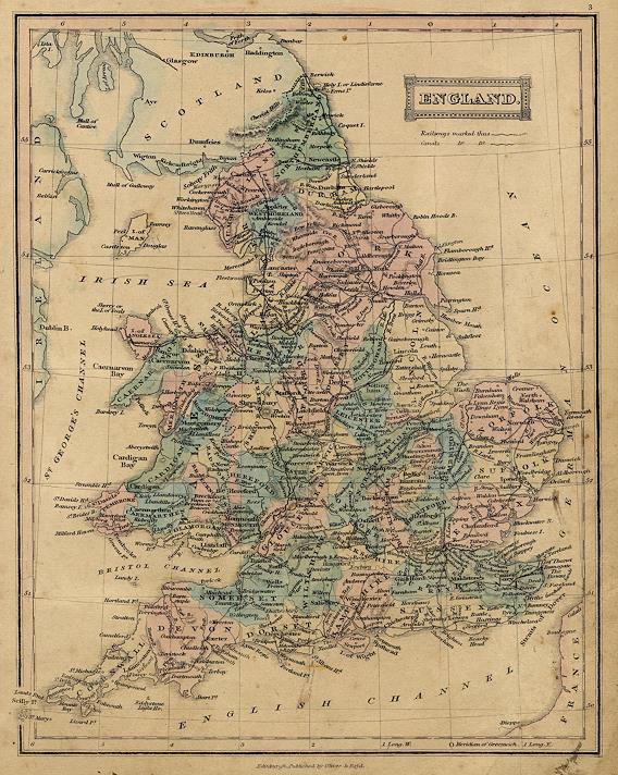 England & Wales map, 1847
