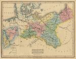 Prussia map, 1847