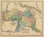 Turkey in Asia map, 1847