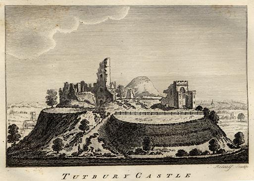 Staffordshire, Tutbury Castle, 1801