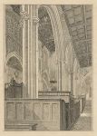 Wiltshire, Salisbury, Interior of St.Thomas's Church, 1834
