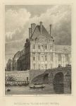Paris, Pavillon de Flore & Pont Royal, 1840