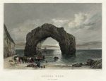 Isle of Wight, Arched Rock, 1836