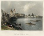 Germany, Walls and Bridge of Ulm, 1855