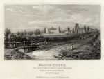 Suffolk, Major House & Great Thornton Church, 1819