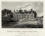 Suffolk, Seckford Hall at Great Bealings, 1819