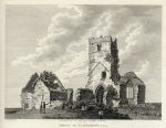 Ireland,  Co.Roscommon, Abbey of Clonshanville, 1791