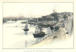 Malta, Quays of the Grand Harbour in Valletta, 1891