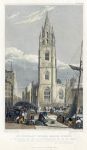 Liverpool, St.Nicholas' Church in Chapel Street, 1831
