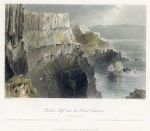 Ireland, Plaiskin Cliff, near Giants Causeway (County Antrim), 1841
