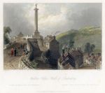 Ireland, Walker's Pillar, Walls of Londonderry, 1841