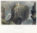 Ireland, Dunseverick Castle (Antrim), 1841
