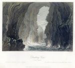 Ireland, Dunkerry Cave (County Antrim), 1841