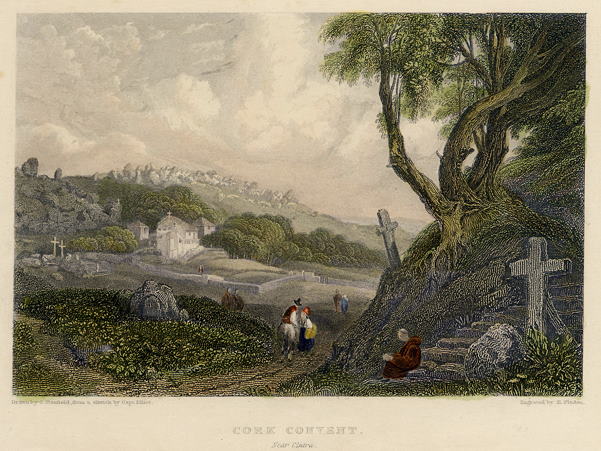 Portugal, Cork Convent near Cintra, 1850