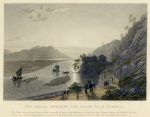 India, The Ganges entering the Plains near Hurdwar, 1860