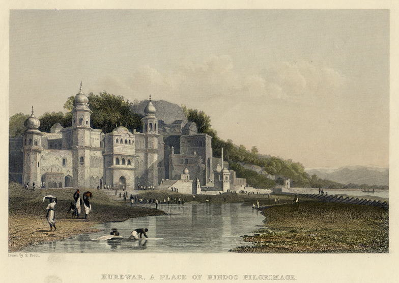 India, Hurdwar, a place of Hindoo Pilgrimage, 1860