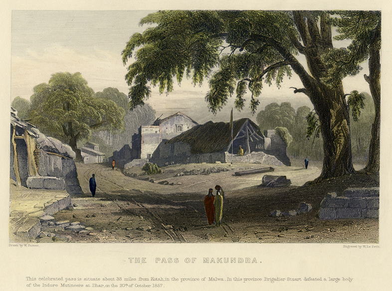 India, The Pass of Makundra, 1860