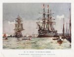 Naval, The 'St.Vincent' in Portsmouth Harbour, 1815, 1901