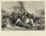 India, Death of Brigadier Adrian Hope (at Roodamow), 1860