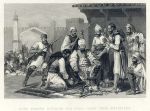 India, Sikh Troops dividing spoil, 1860