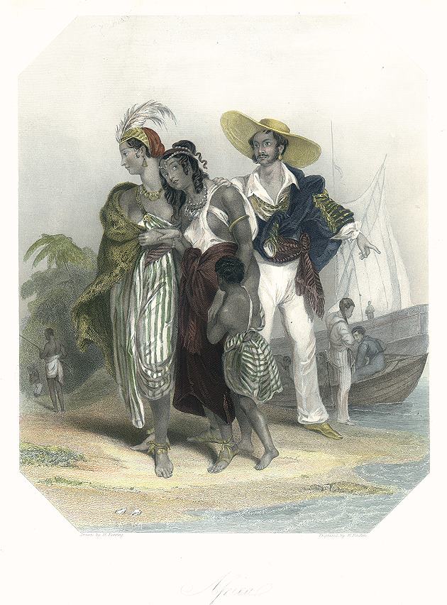 Africa, Finden's Tableaux, 1843
