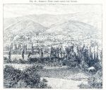 Venezuela, Caracas, view from above The Guaire, 1880