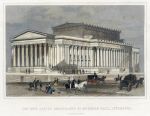 Lancashire, Liverpool,  Assize Courts & St.Georges Hall, 1848