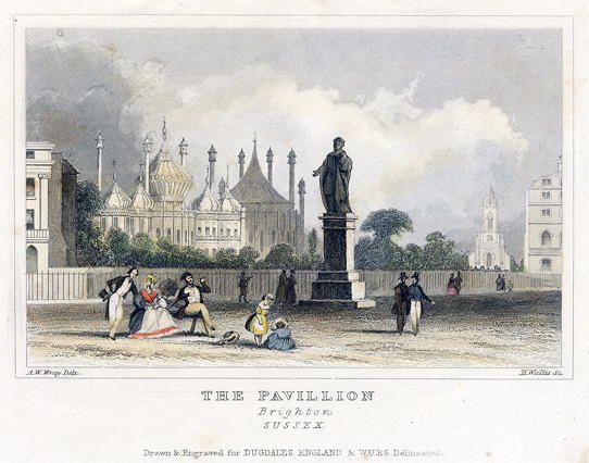 Sussex, Brighton, the Pavillion, 1848