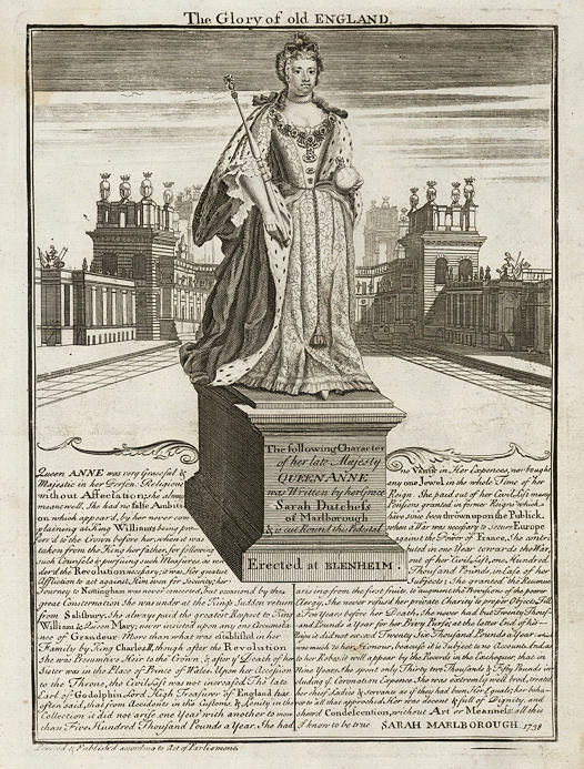 Queen Anne, published 1739