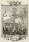 Belgium, Battle of Oudenarde in 1708, published 1739