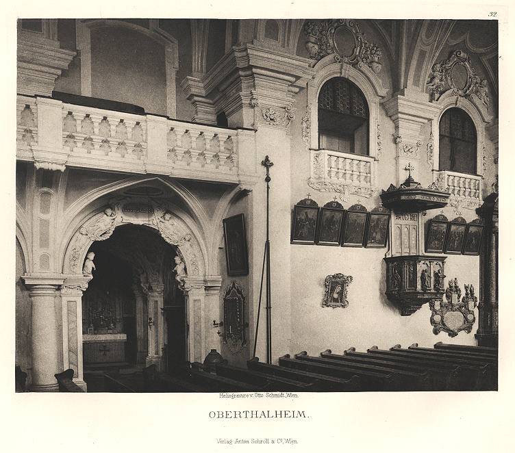 Austrian Church Architecture, Oberthalheim, 1895