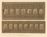 Decorative print, Sculpture, (Romanesque Ivory casket), 1858