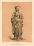 Decorative print, Sculpture, (15th century wood statue), 1858