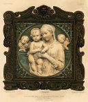 Decorative print, Sculpture, (Virgin & Child by Luca Della Robbia), 1858