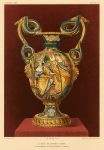Decorative print, Ceramic Art, (Vase in Urbino Ware), 1858