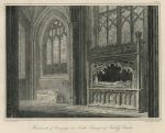 Bristol, Redcliffe Church, Monuments of Canynge in the South Transept, 1825