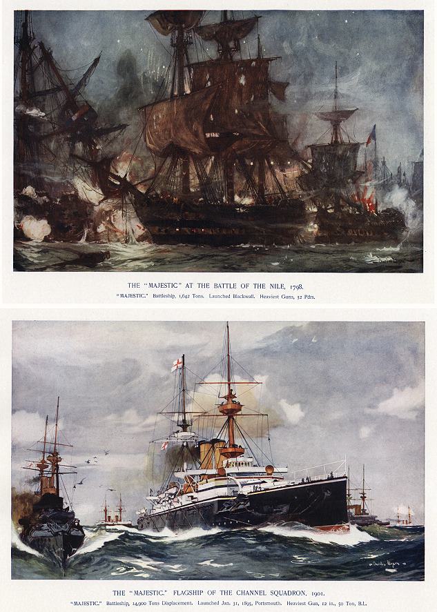 Naval, The 'Majestic' in 1798 and 1901, 1901