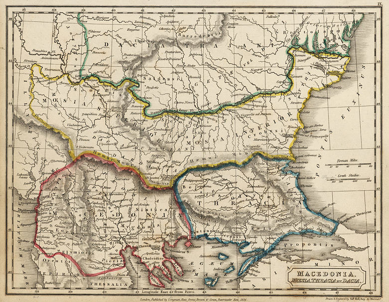 Ancient Macedonia, Thrace, Dacia, Moestia, 1827