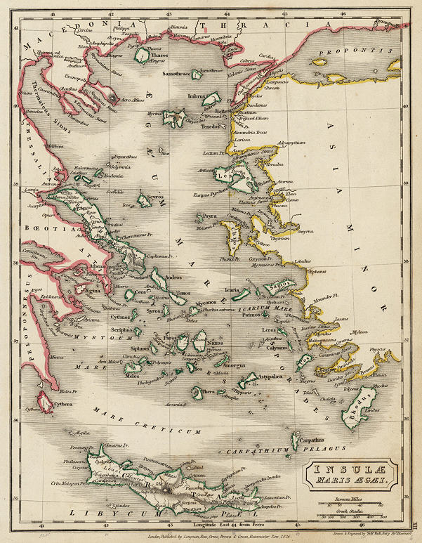Ancient Greece - Aegean Sea, 1827