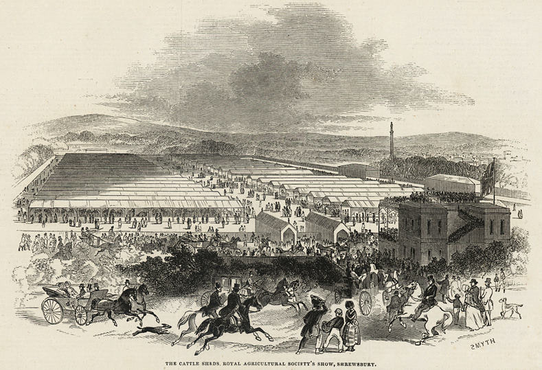 Shrewsbury, Royal Agricultural Society's Show, 1845