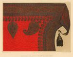 Decorative print, Textile Art, (Indian saddle cloth), 1858