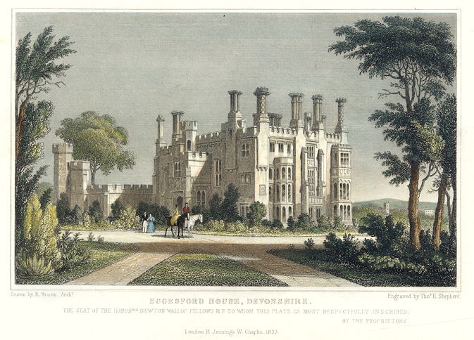 Devon, Eggesford House, 1830