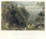 USA, Villa on the Hudson, near Weehawken, 1840
