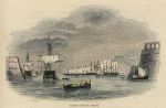 Malta, Grand Harbour, 1855