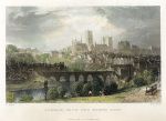 Durham view from the North East, 1832