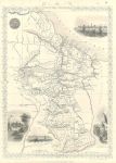 British Guayana, Tallis/Rapkin map, 1853
