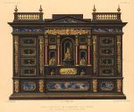 Decorative Art, (Strawberry Hill Cabinet, upper portion), 1858