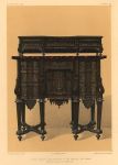 Decorative Art, (French late 17th century Boule Cabinet), 1858