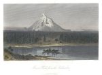 USA, Mount Hood from the Columbia, 1875